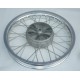 WHEEL COMPLETE - DRUM BRAKE -  2,15-18"  - ALUMINIUM RIM - (STAINLESS WIRES)